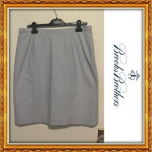 EUC | Brooks Brothers Seersucker A-Line Skirt!!